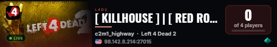 [ KILLHOUSE ] | [ RED ROOM ] live status badge