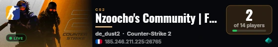 Nzoocho's Community | FR | LIVE live status badge