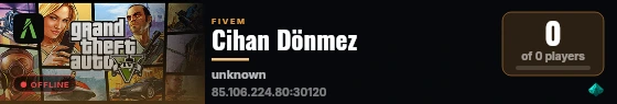 Cihan Dönmez live status badge