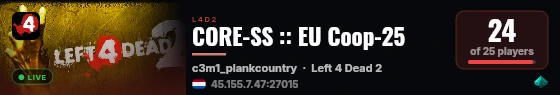 CORE-SS :: EU Coop-25 live status badge