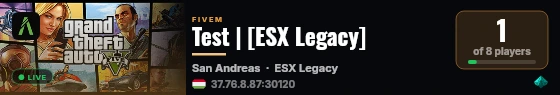 Test | [ESX Legacy] live status badge