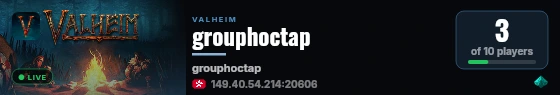 grouphoctap live status badge