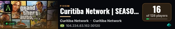 Curitiba Network | SEASON 1 live status badge
