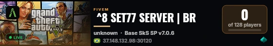  ^8 SET77 SERVER | BR live status badge