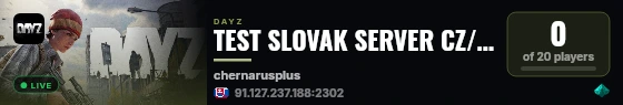 TEST SLOVAK SERVER CZ/SK PRIVATE live status badge