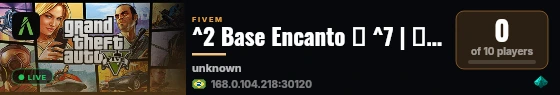 ^2 Base Encanto 🍇 ^7 | ☂️ Base Completa e Inovadora ☂️ | 🎮 https://discord.gg/QWKz6Tz9vA live status badge