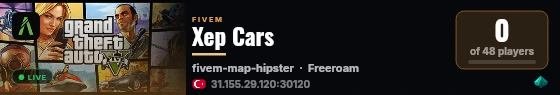 Xep Cars live status badge