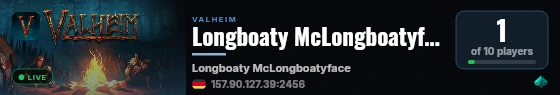Longboaty McLongboatyface live status badge