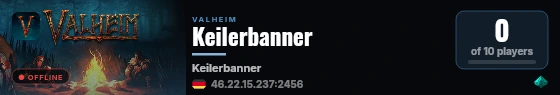 Keilerbanner live status badge