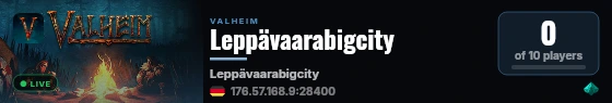 Leppävaarabigcity live status badge