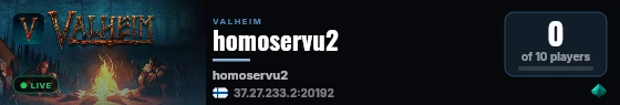 homoservu2 live status badge
