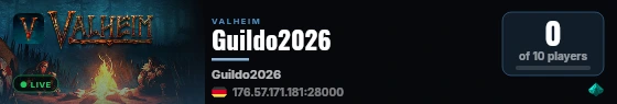 Guildo2026 live status badge