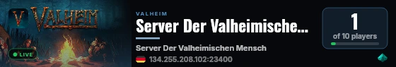 Server Der Valheimischen Menschen live status badge