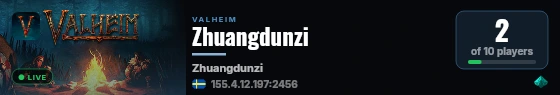 Zhuangdunzi live status badge