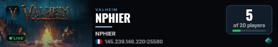 NPHIER live status badge