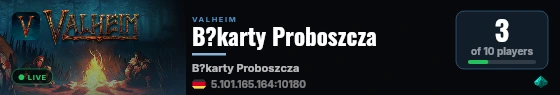 B?karty Proboszcza live status badge