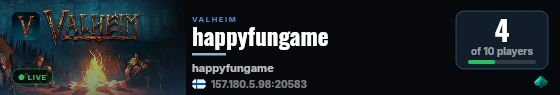 happyfungame live status badge