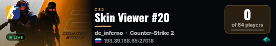 Skin Viewer #20 live status badge