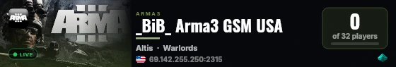 _BiB_ Arma3 GSM USA live status badge