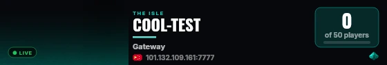 COOL-TEST live status badge
