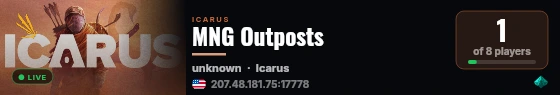 MNG Outposts live status badge