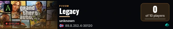 Legacy live status badge