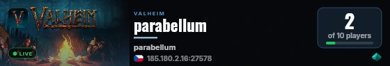 parabellum live status badge