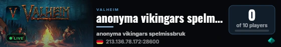 anonyma vikingars spelmissbruk live status badge