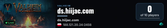 ds.hiijac.com live status badge