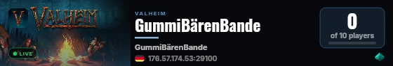 GummiBärenBande live status badge