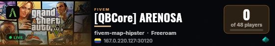 [QBCore] ARENOSA live status badge