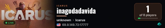 inagodadavida live status badge