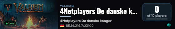4Netplayers De danske konger live status badge