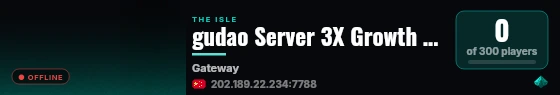 gudao Server 3X Growth No Rules33# live status badge
