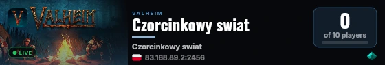 Czorcinkowy swiat live status badge