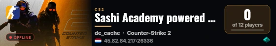 Sashi Academy powered by PRACC.COM live status badge