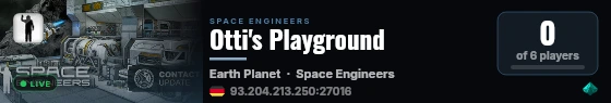 Otti's Playground live status badge