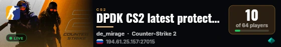 DPDK CS2 latest protected test live status badge