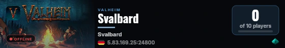 Svalbard live status badge