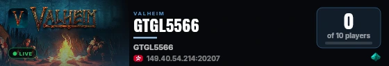 GTGL5566 live status badge