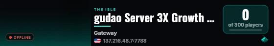 gudao Server 3X Growth No Rules33# live status badge