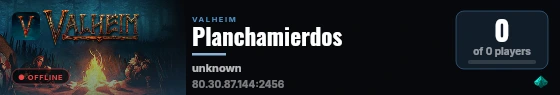 Planchamierdos live status badge