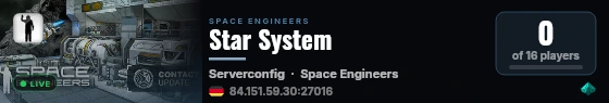 Star System live status badge
