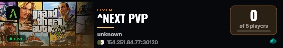 ^NEXT PVP live status badge
