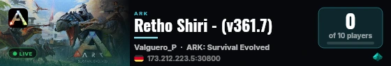 Retho Shiri - (v361.7) live status badge