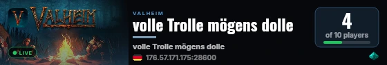 volle Trolle mögens dolle live status badge