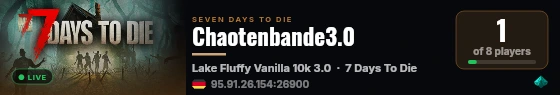 Chaotenbande3.0 live status badge