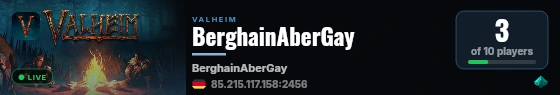 BerghainAberGay live status badge