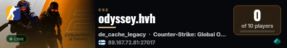 odyssey.hvh live status badge