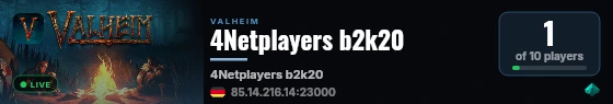 4Netplayers b2k20 live status badge